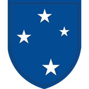 23rd Infantry Division Decal  2" x 2.5" Inside Window Mount, Vinyl Self Adhesive